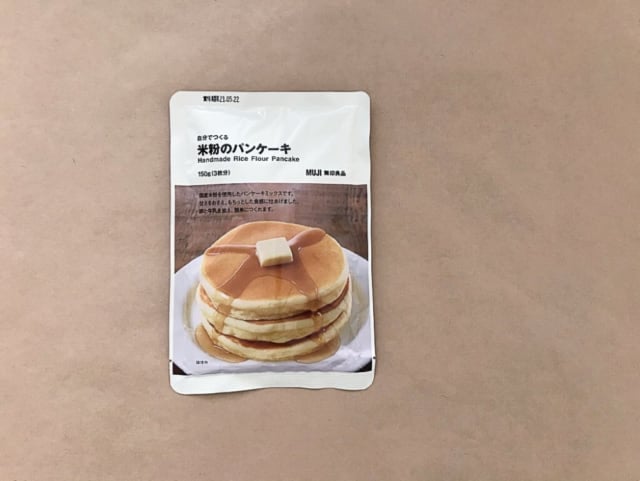 無印良品の米粉のパンケーキ商品