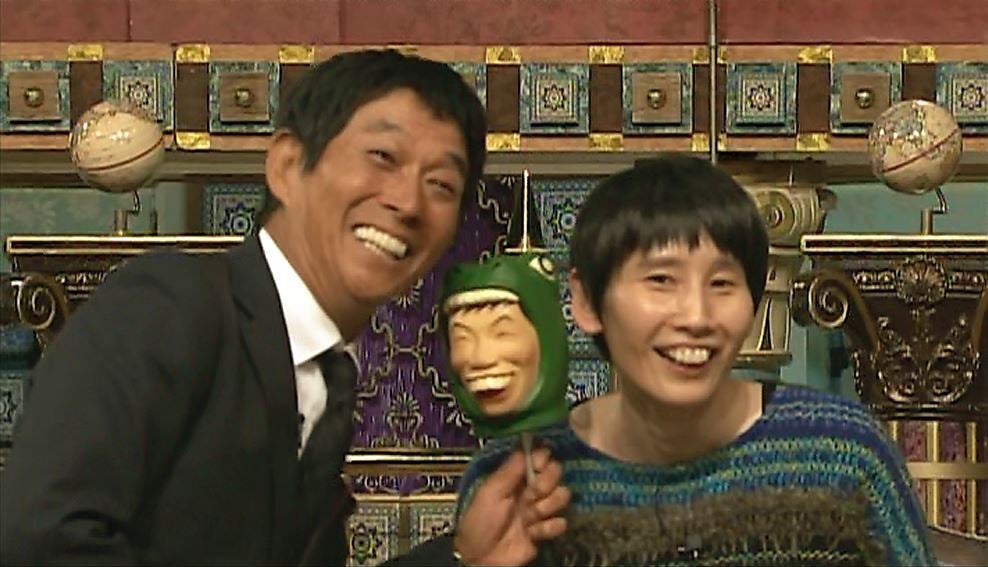 明石家さんま、箕輪はるか（C）日本テレビ