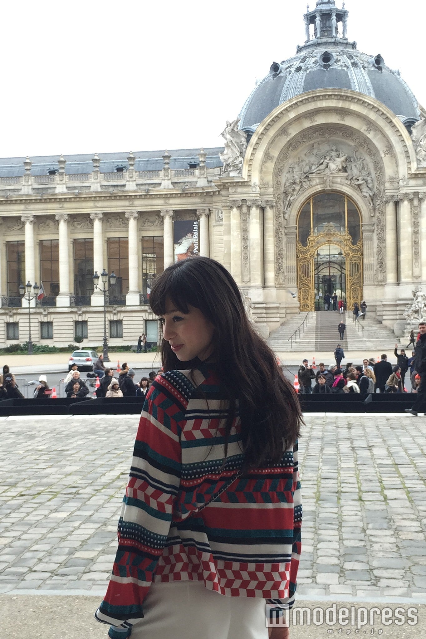 中条あやみ／「シャネル」コレクション会場風景（画像提供：所属事務所）