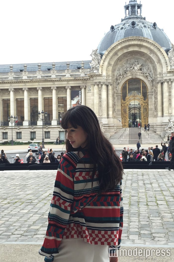 中条あやみ/「シャネル」コレクション会場風景(画像提供:所属事務所)