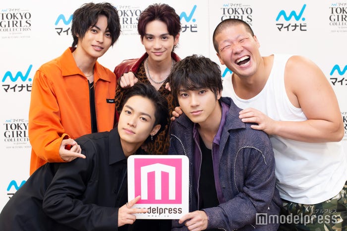 (下左から)川村壱馬、山田裕貴(上左から)神尾楓珠、吉野北人、一ノ瀬ワタル(C)モデルプレス