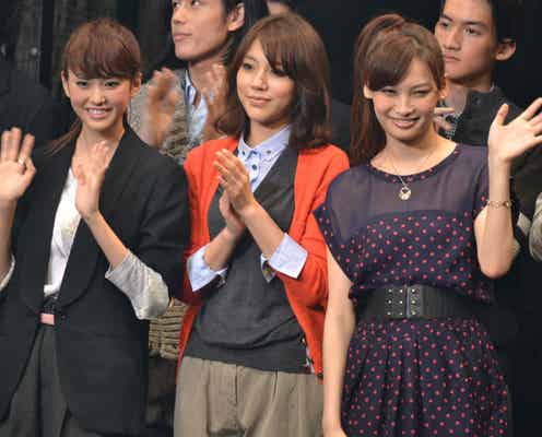 桐谷美玲、大政絢ら「緊張した」 イケメンだらけのファッションショーに出演