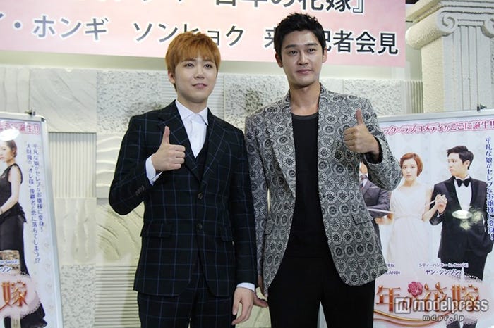 (左より)イ・ホンギ、ソンヒョク