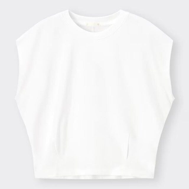 GU　新作　発売前　注目アイテム　ウエストタックフレンチスリーブT