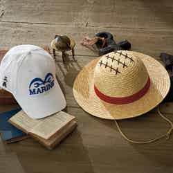 (左)キャップ (右)麦わら帽子/画像提供:ユニバーサル・スタジオ・ジャパン