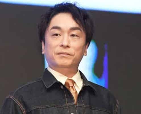 スネ夫声優・関智一 キャスト勢ぞろい「ドラえもん声優交代20周年」パーティー出席 巨大どら焼きタワーも披露