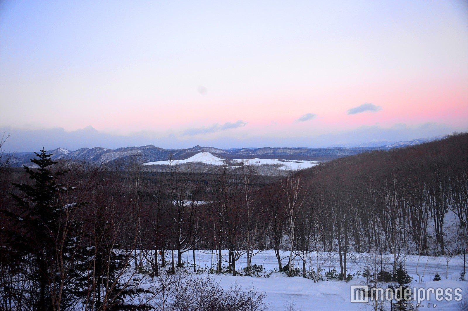 客室からの雪景色（C）モデルプレス