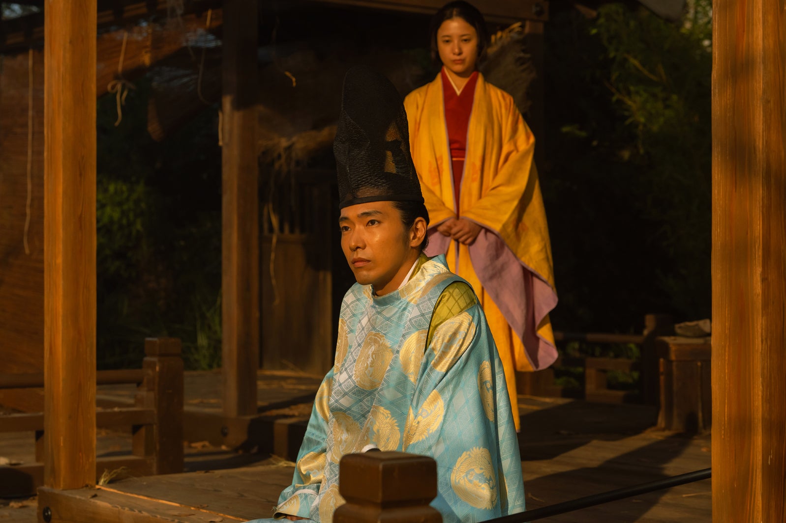 柄本佑、吉高由里子「光る君へ」第9話より（C）NHK