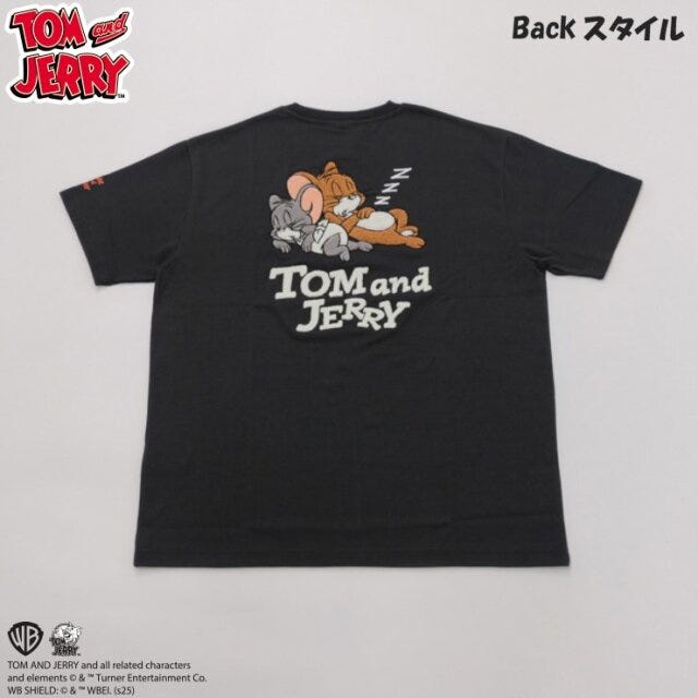 しまむら トムとジェリー サガラ刺繍Tシャツ しまむらのトムとジェリーサガラ刺繍Tシャツ2