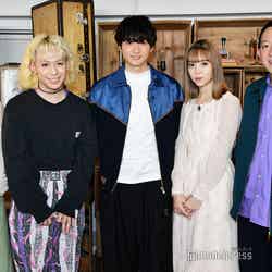 左から：神部美咲、りゅうちぇる、小関裕太、藤田ニコル、高橋茂雄 （C）モデルプレス