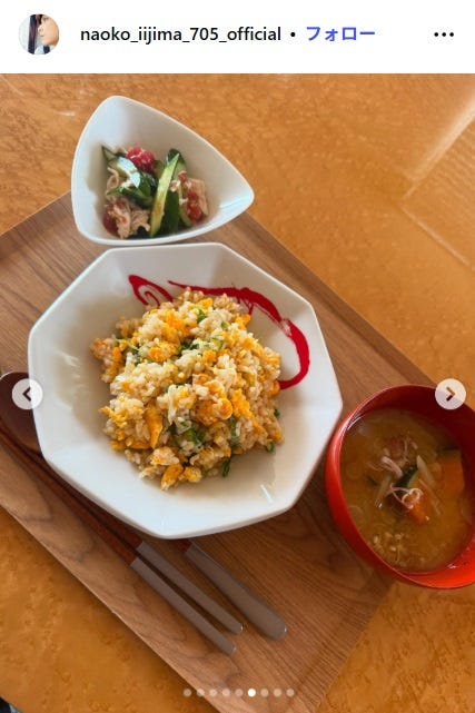 飯島直子Instagramより