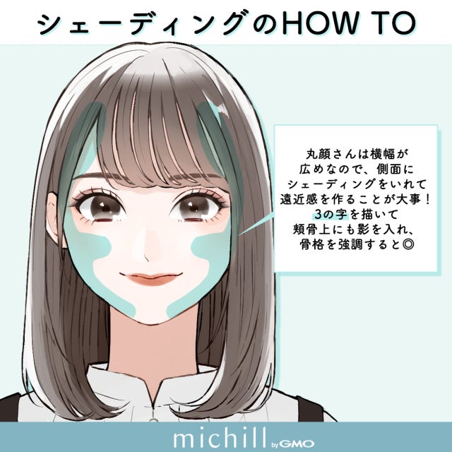丸顔