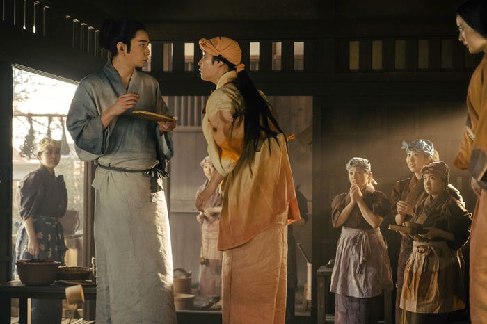 松本潤、広瀬アリス(C)NHK