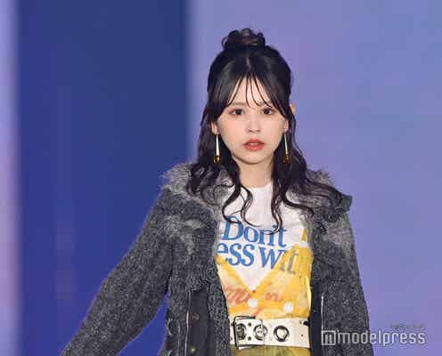カジサック長女・梶原叶渚、シースルーワンピ×個性派スカートで美脚のぞく「ウエスト細すぎ」「雰囲気違って可愛い」と反響【ガルアワ2025AW】