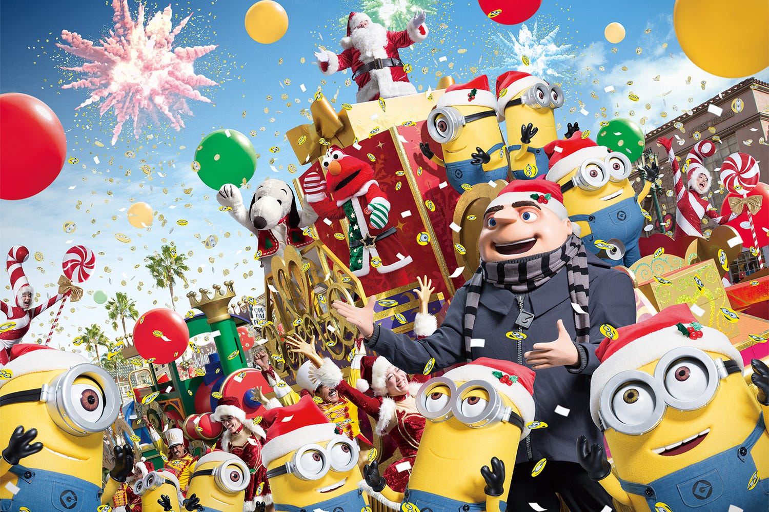 USJ、ミニオン大騒ぎのクリスマス・ショーに“怪盗グルー”初登場 グッズ&フードも公開