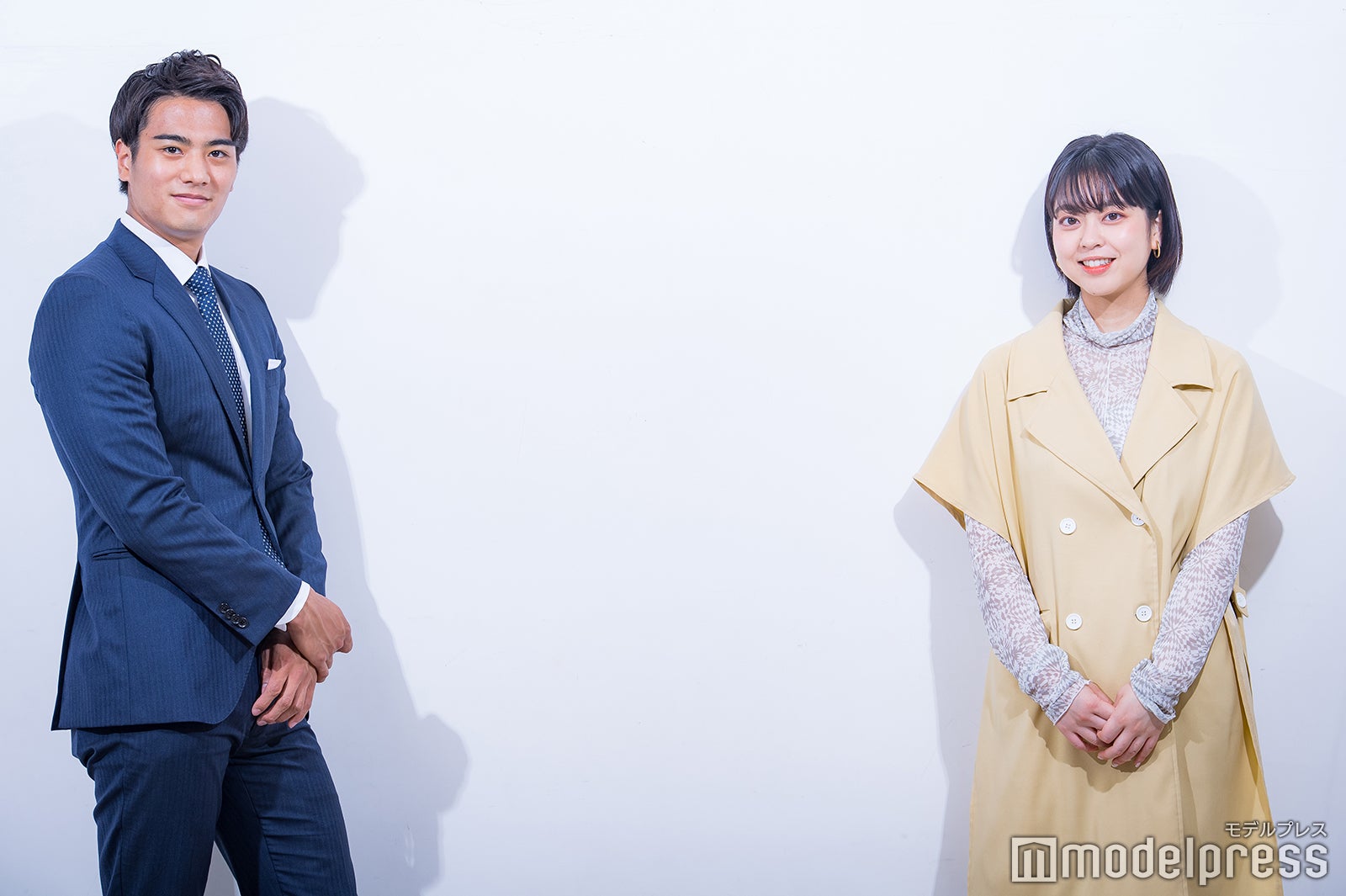 山本賢太アナ、杉原千尋アナ （C）モデルプレス