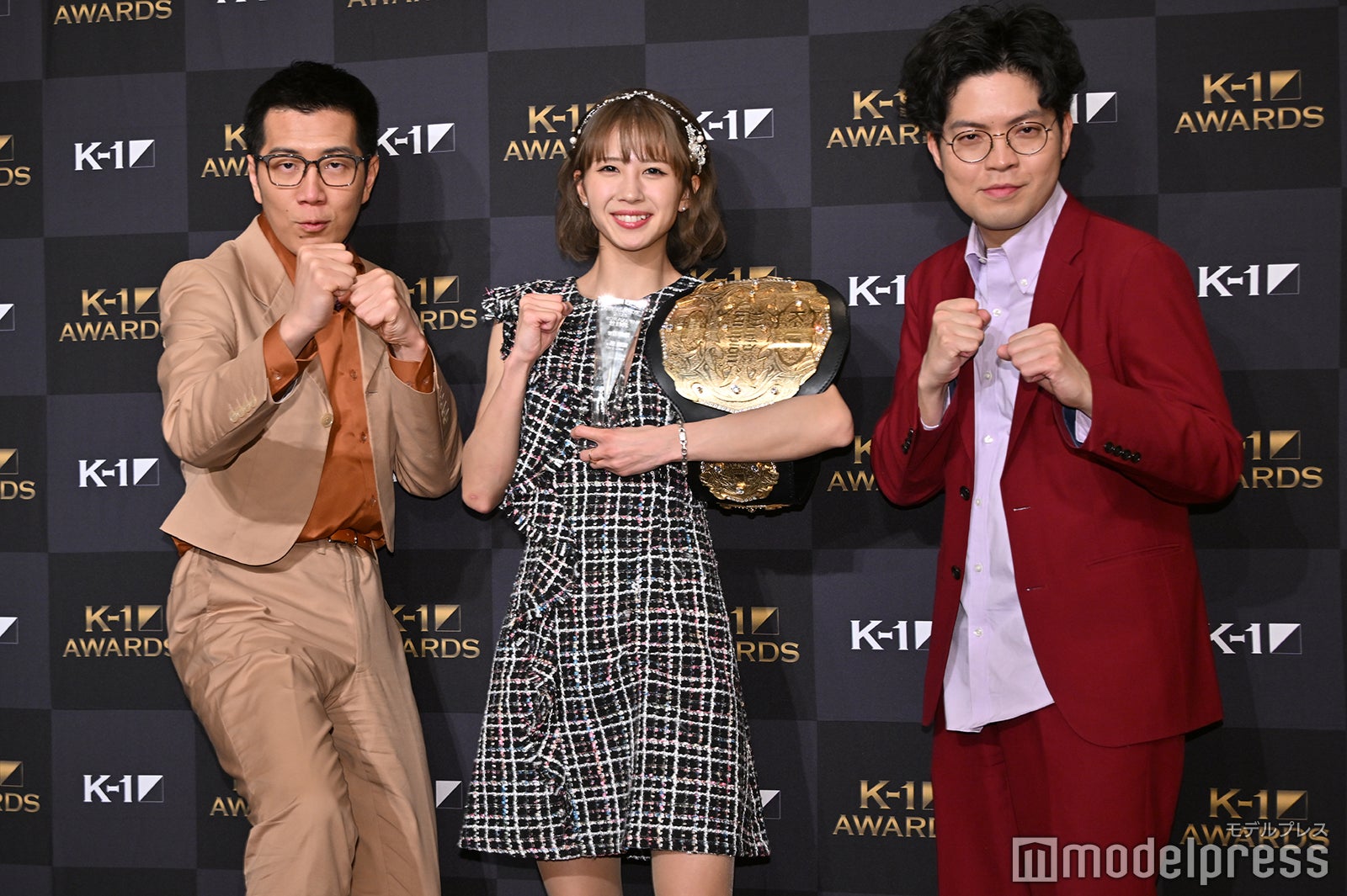 楢原真樹、菅原美優選手、出井隼之介（C）モデルプレス