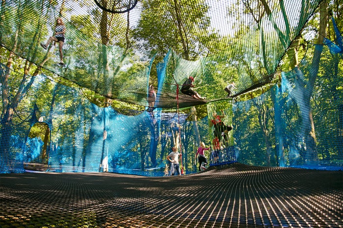 森の空中遊び場 パカブ 神奈川に日本初上陸 世界最大級のレジャー空間で吊り橋や迷路を満喫 女子旅プレス
