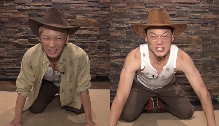 嶋佐和也、おばたのお兄さん(C)テレビ朝日