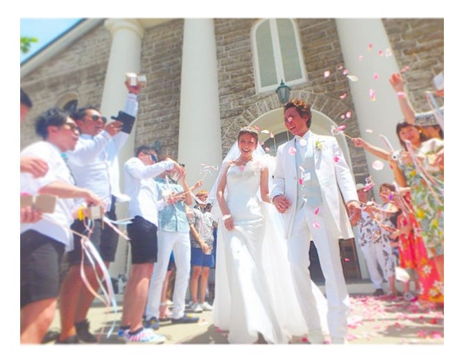 大石参月の挙式の様子/宮城舞Instagramより