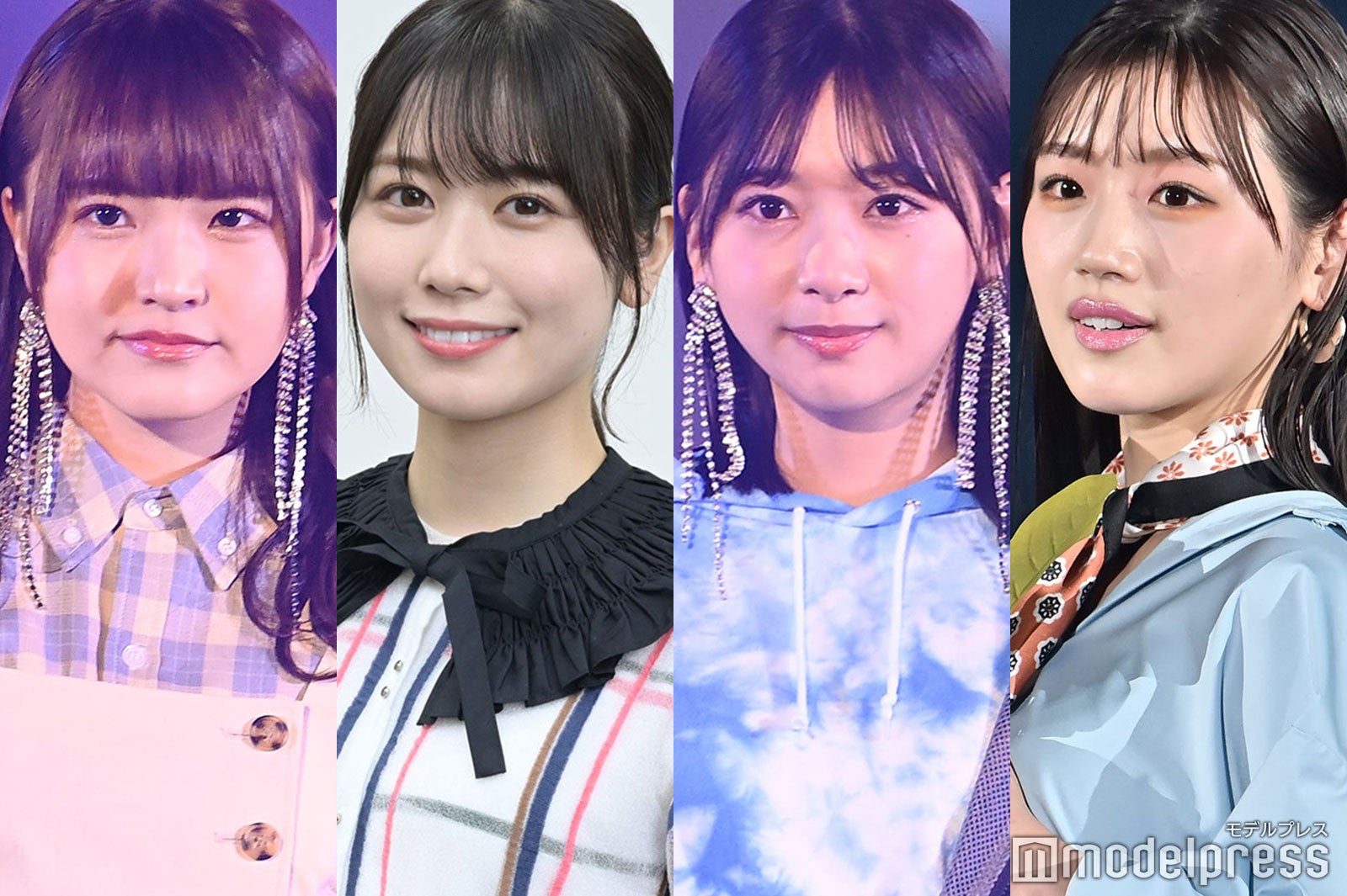 高瀬愛奈、丹生明里、富田鈴花、佐々木美玲（C）モデルプレス