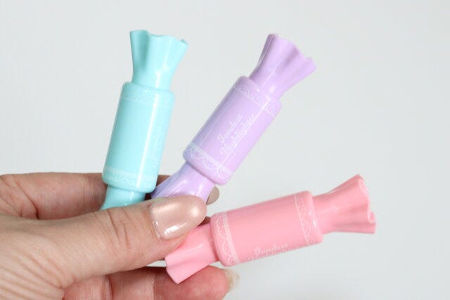 ダイソー 蛍光ペン(キャンディー、ツイン、3本) デザイン ダイソー 蛍光ペン(キャンディー、ツイン、3本) デザイン