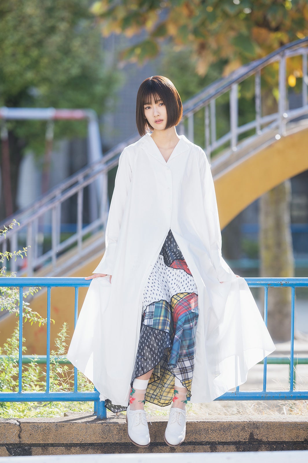 画像1/7) 櫻坂46井上梨名、透明感溢れる美肌にドキッ - モデルプレス