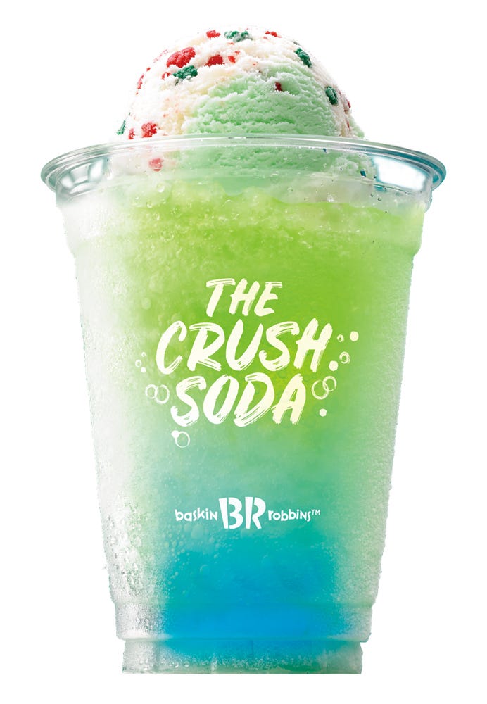 ザ・クラッシュソーダ メロン&ブルー/画像提供:B-R サーティワン アイスクリーム