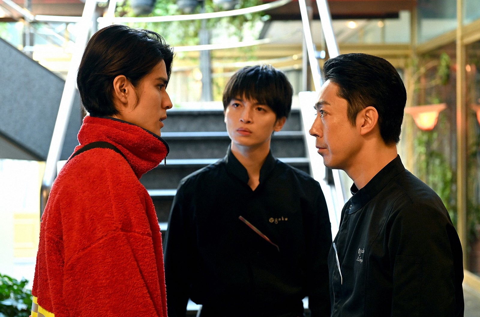 寛一郎、玉森裕太、尾上菊之助／「グランメゾン東京」第7話より（C）TBS