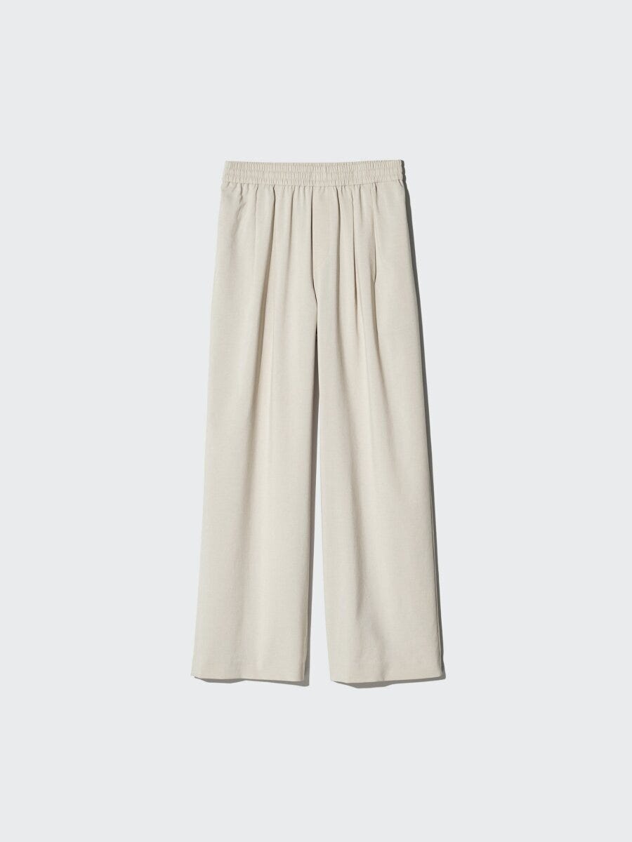 イージータックパンツ 2026春ユニクロ大人女性おすすめイージータックパンツ