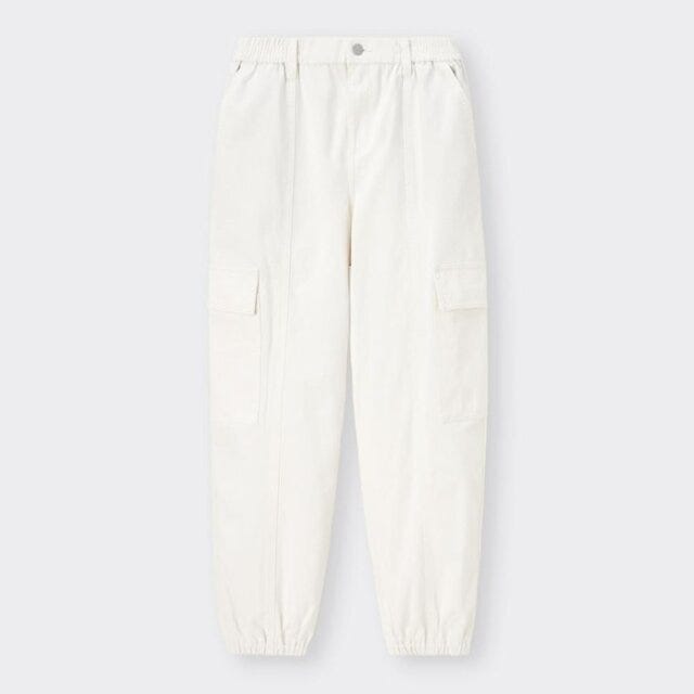 GU　ワイドパンツ　トレンド　ジョガーパンツ