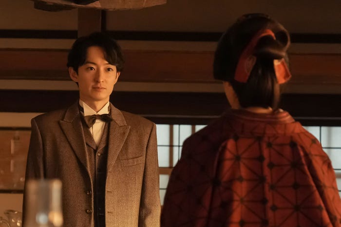 濱正悟、円井わん「ばけばけ」第85話(C)NHK