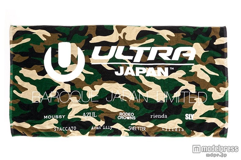 「AZUL by moussy×ULTRA JAPAN」タオル