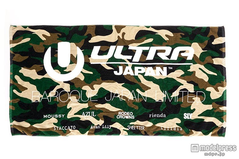 「AZUL by moussy×ULTRA JAPAN」タオル