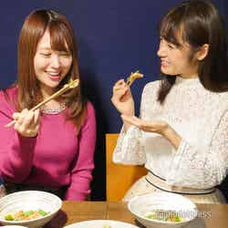 (左から)森下まい、野村日香理(C)モデルプレス