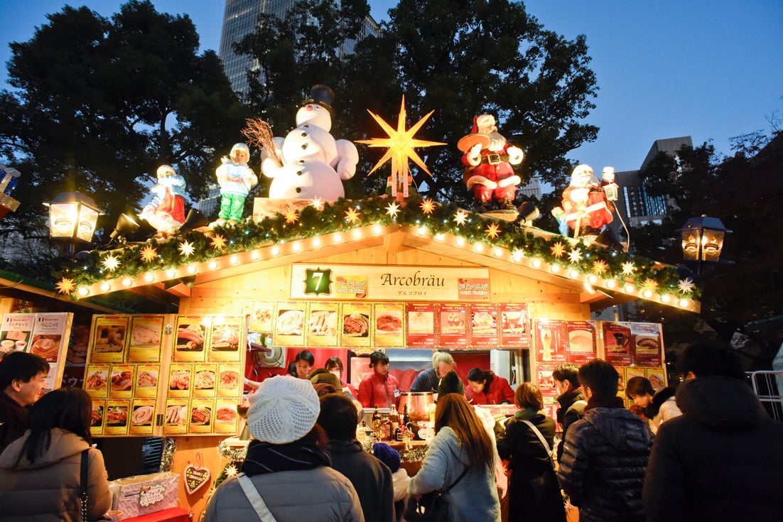 東京クリスマスマーケット過去開催時の様子／画像提供：ビー・エフ・シー
