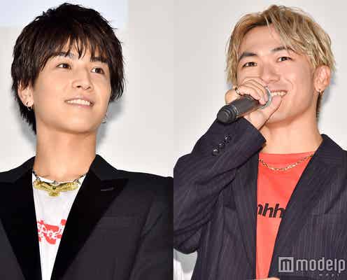 EXILE岩田剛典&NAOTO、2人揃って照れる「目の前でなんて顔してるんですか!?」<HiGH&LOW THE MOVIE 2>