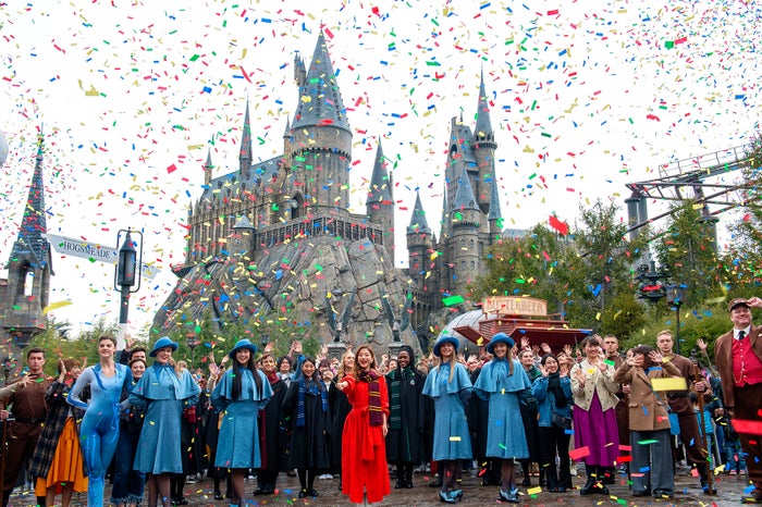 5周年開幕セレモニーに出席した石原さとみ／画像提供：ユニバーサル・スタジオ・ジャパン