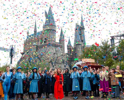 石原さとみ、USJハリポタエリア5周年セレモニーにサプライズ登場「愛情と熱量を味わって」