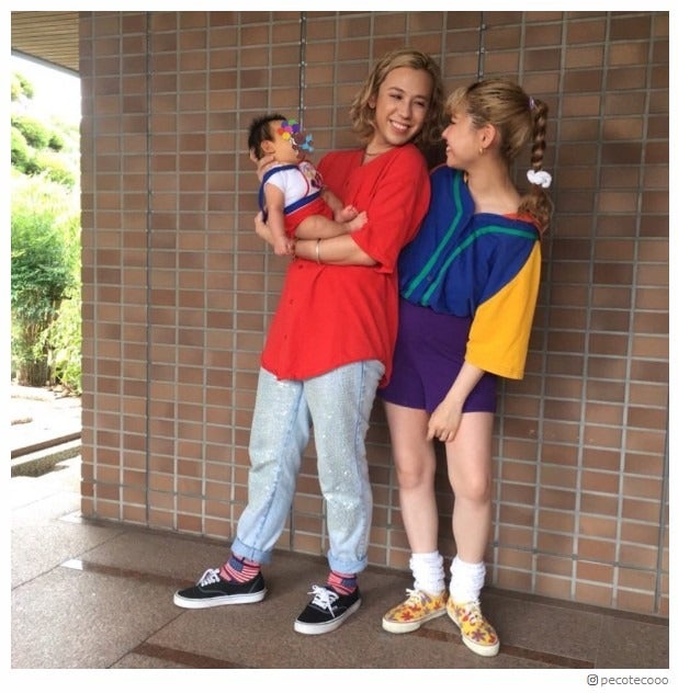 ぺこ＆りゅうちぇる、息子・リンクくんとの親子コーデが可愛い 3ショットに反響