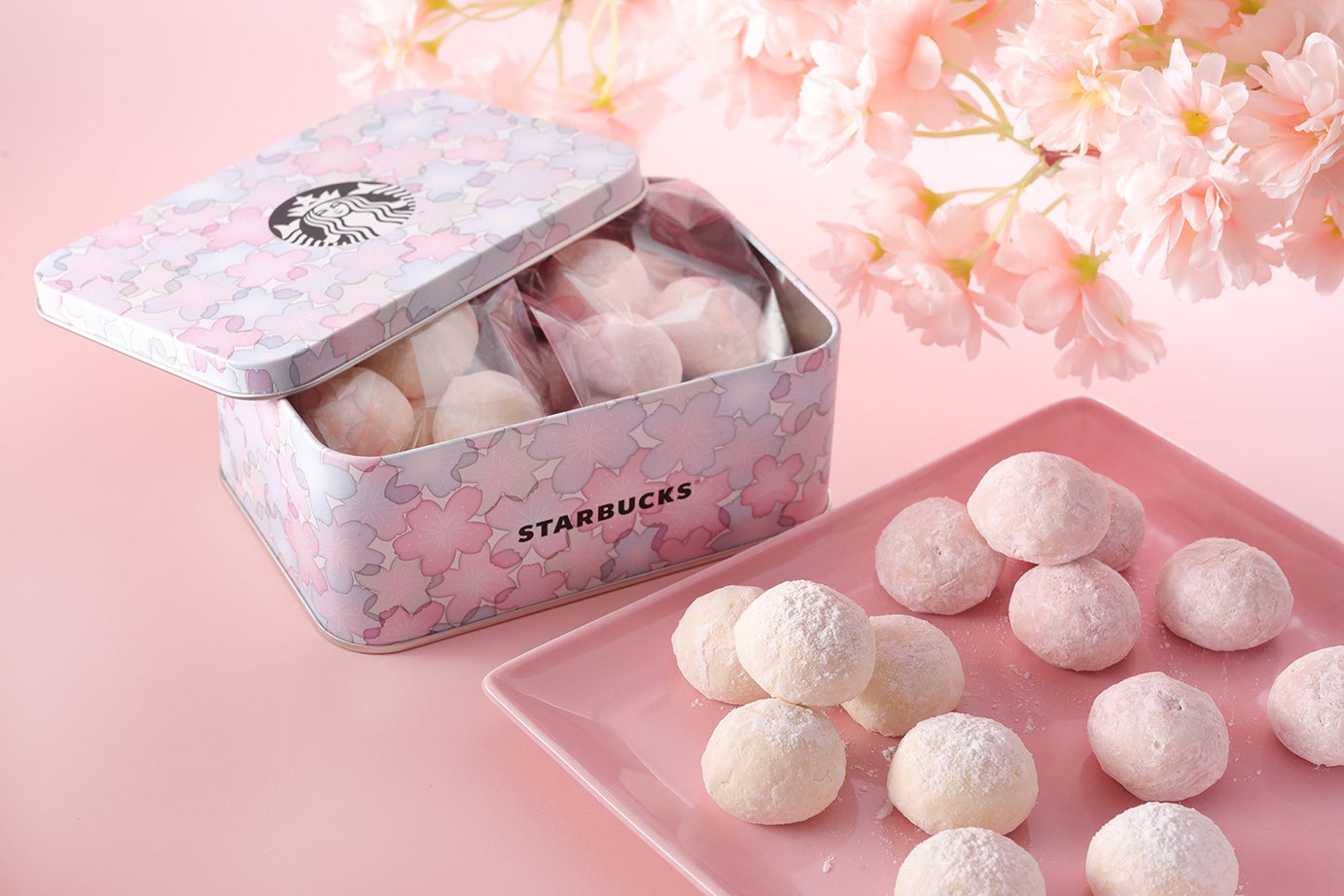 2種のボールクッキー（さくらベリー＆プレーン）¥1,800／画像提供：スターバックス コーヒー ジャパン