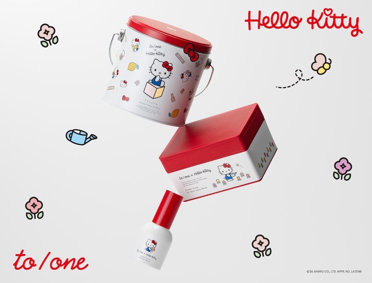 【to/one × ハローキティ】初コラボが実現！ 肌と心を育む、限定スキンケアコレクションが登場