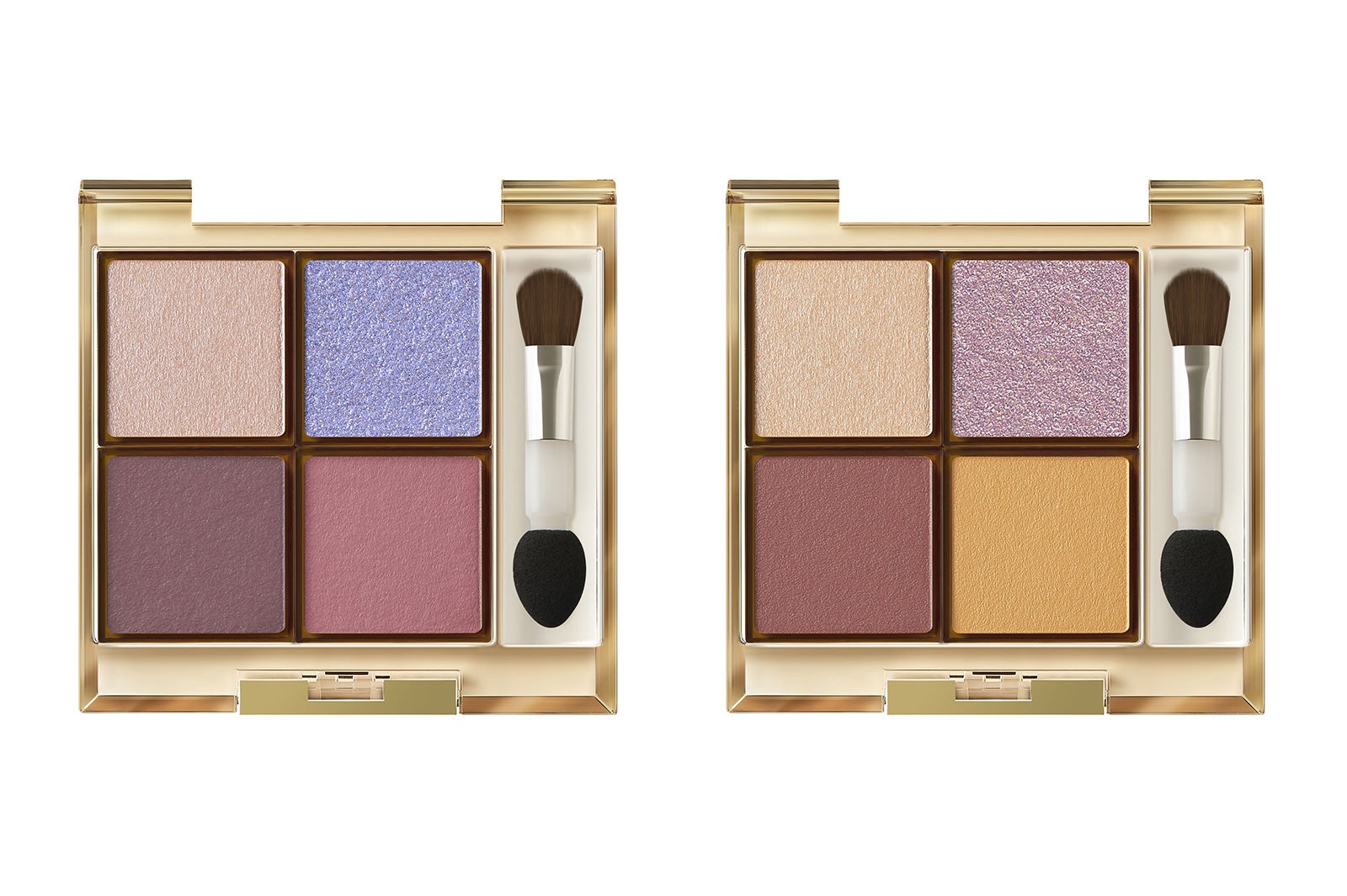  （左から）「アイプランナーパレット 01 BLOOM ROAD（ブルームロード）」「同 　02 SUN MOOD（サンムード）」（画像提供：常盤薬品工業株式会社）