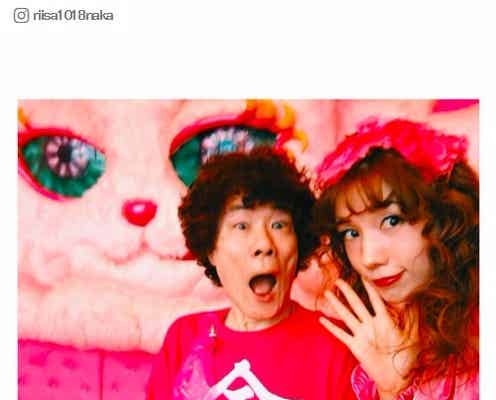仲里依紗が林家パー子に変身!全身ピンクで林家ペーと“夫婦”共演