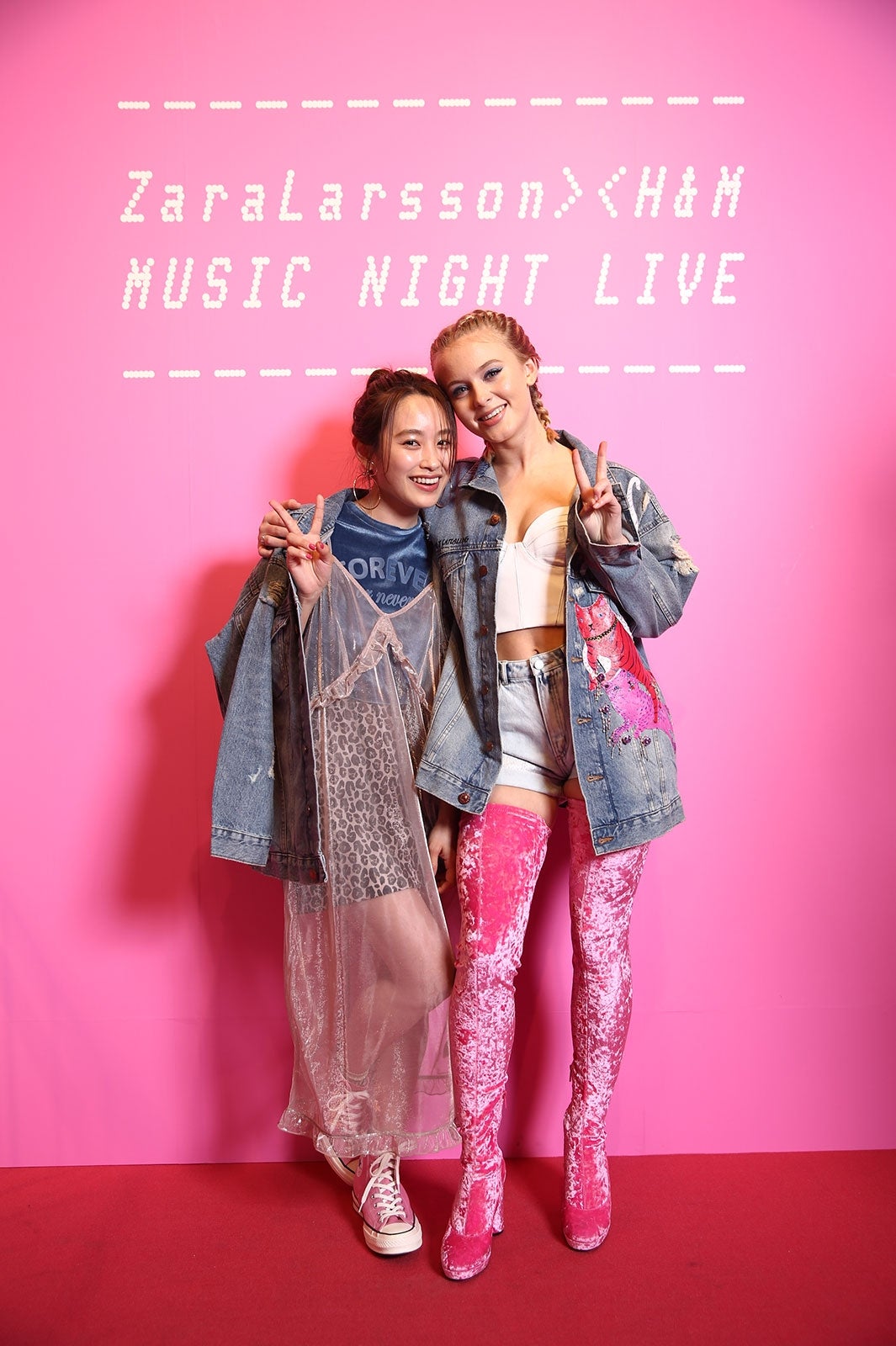 高橋愛、ザラ・ラーソン （画像提供：H＆M）