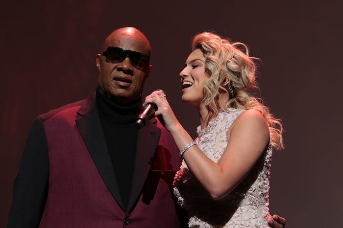 スティーヴィー・ワンダーとトリー・ケリー