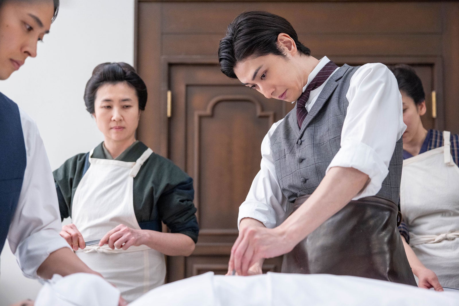 平埜生成、猫背椿、古川雄大ら「風、薫る」第41話（C）NHK