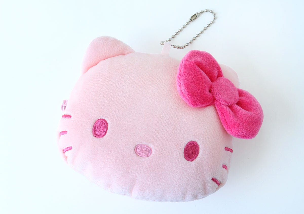 ピンク ハローキティぬいぐるみポーチピンク