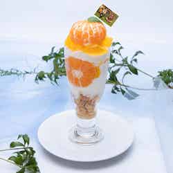 千果のみかんパフェ税込1,320円(C)2022「すずめの戸締まり」製作委員会