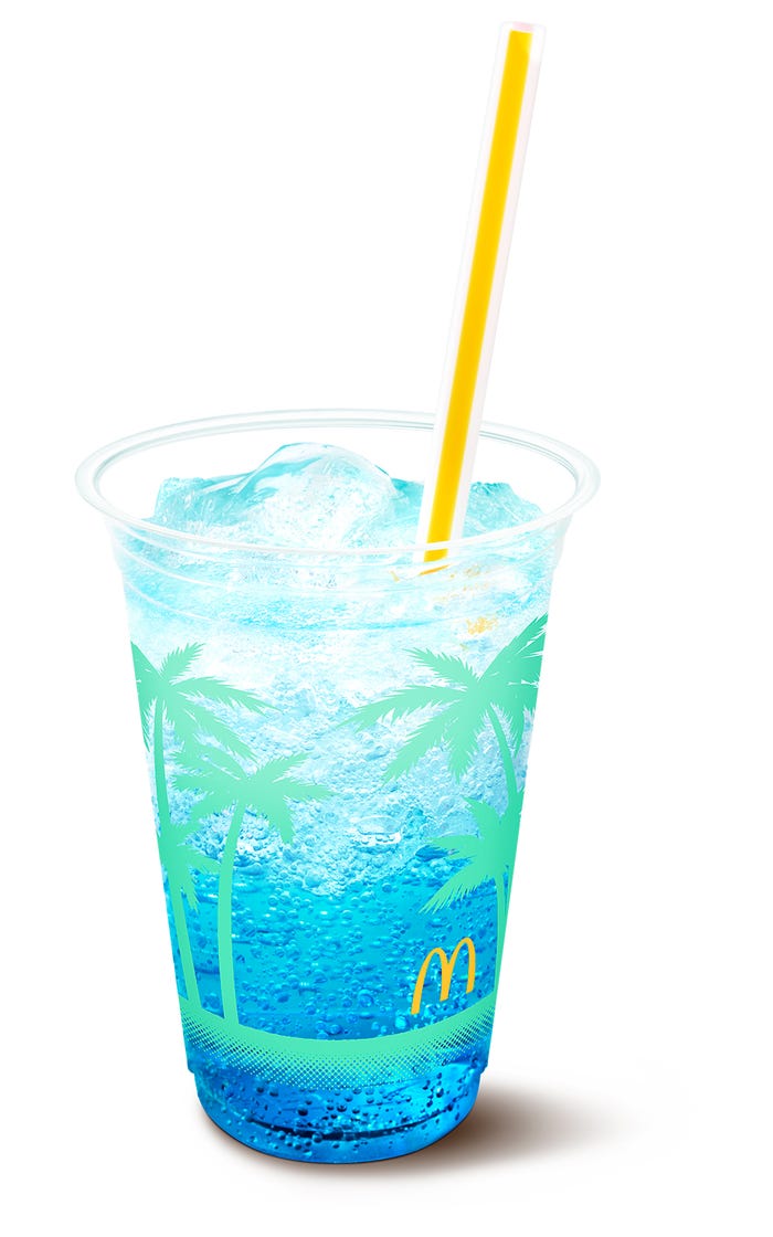 マックフィズブルーハワイ/画像提供:日本マクドナルド
